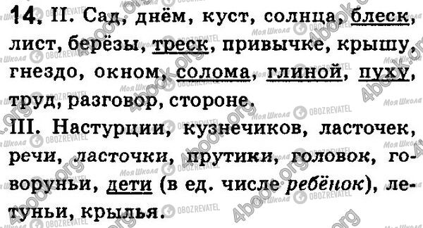 ГДЗ Російська мова 7 клас сторінка 14